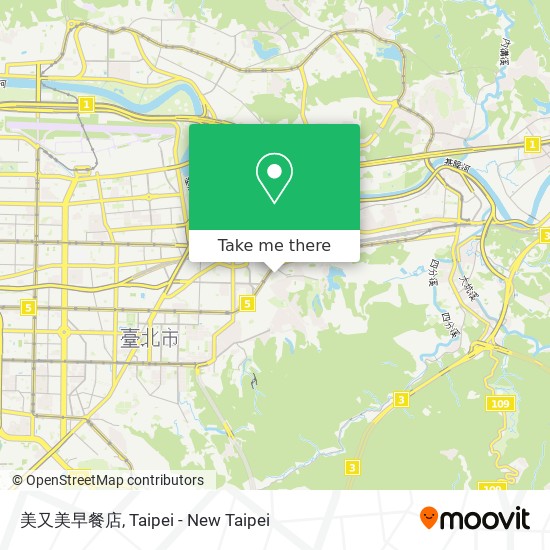 美又美早餐店 map