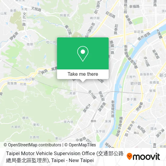 Taipei Motor Vehicle Supervision Office (交通部公路總局臺北區監理所) map