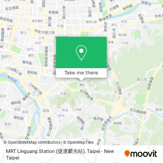 MRT Linguang Station (捷運麟光站) map