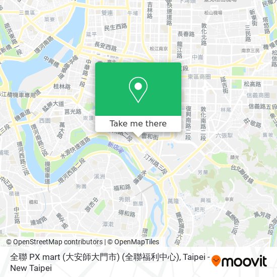 全聯 PX mart (大安師大門市) (全聯福利中心) map