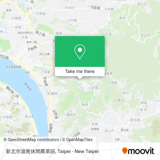 新北市滬尾休閒農業區 map