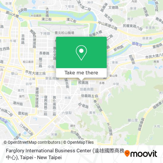 Farglory International Business Center (遠雄國際商務中心)地圖
