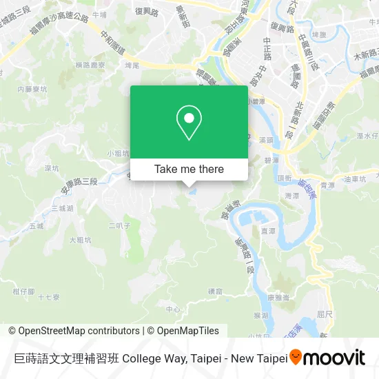 巨蒔語文文理補習班 College Way地圖