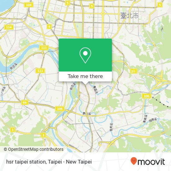 hsr taipei station map