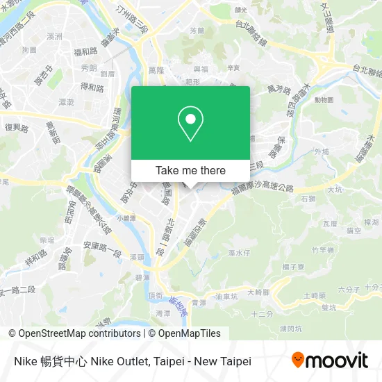 Nike 暢貨中心 Nike Outlet map