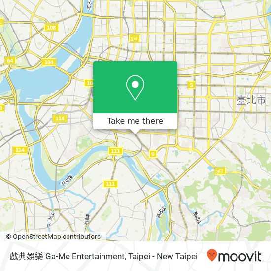 戲典娛樂 Ga-Me Entertainment map