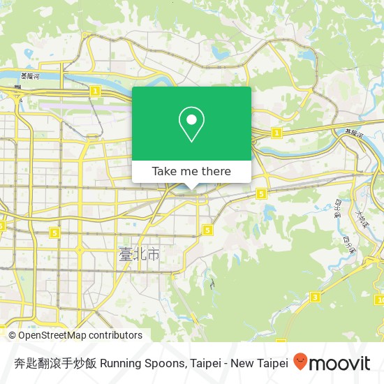 奔匙翻滾手炒飯 Running Spoons map