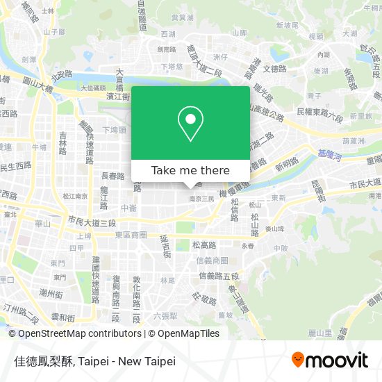 佳德鳳梨酥地圖
