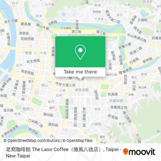 老窩咖啡館 The Laoo Coffee（微風八德店） map