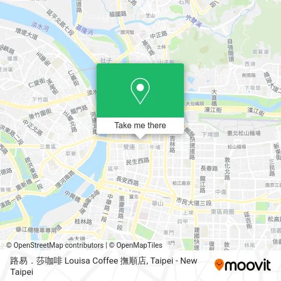 路易．莎咖啡 Louisa Coffee 撫順店地圖