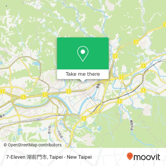 7-Eleven 湖前門市 map