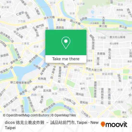 dicos 德克士脆皮炸雞 － 誠品站前門市 map