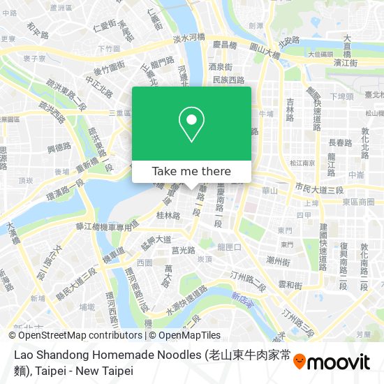 Lao Shandong Homemade Noodles (老山東牛肉家常麵) map