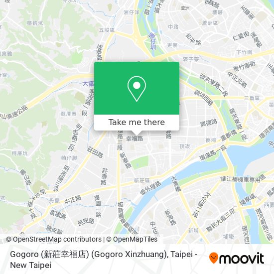 Gogoro (新莊幸福店) (Gogoro Xinzhuang) map