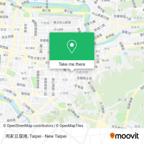 周家豆腐捲地圖