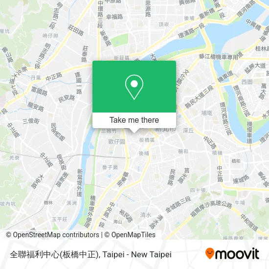 全聯福利中心(板橋中正)地圖