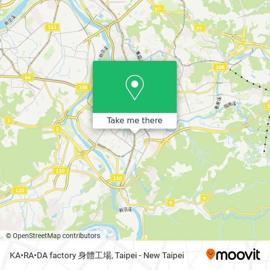KA•RA•DA factory 身體工場 map