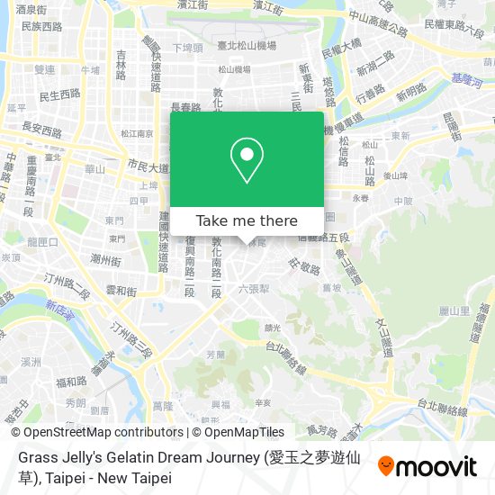 Grass Jelly's Gelatin Dream Journey (愛玉之夢遊仙草) map