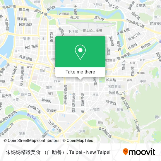 朱媽媽精緻美食 （自助餐） map