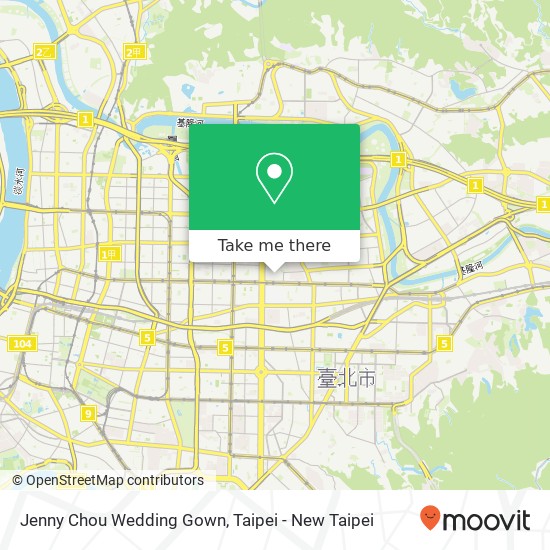 Jenny Chou Wedding Gown map