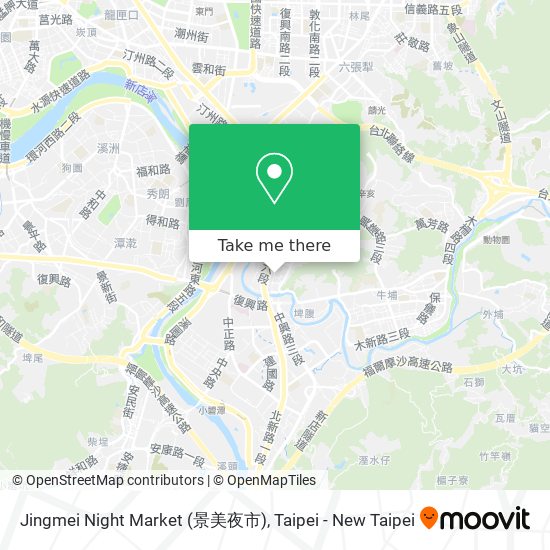 Jingmei Night Market (景美夜市) map