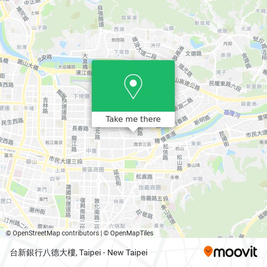 台新銀行八德大樓 map