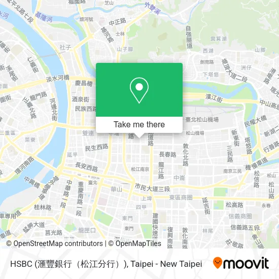 HSBC (滙豐銀行（松江分行）)地圖