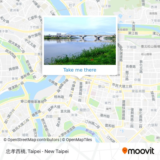 忠孝西橋 map