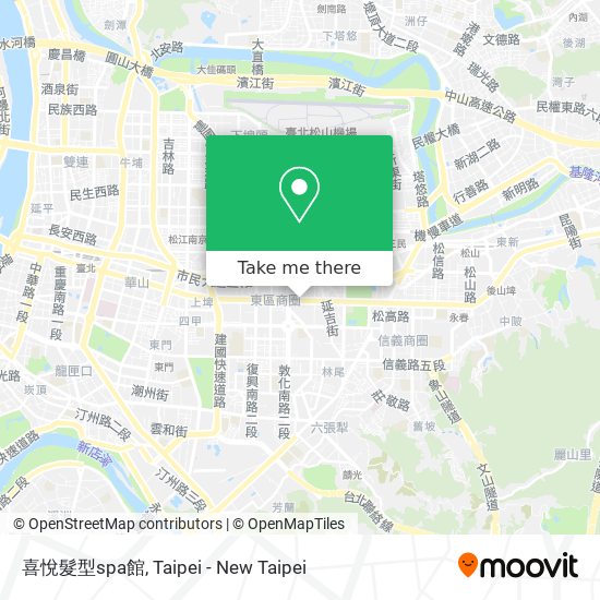 喜悅髮型spa館 map