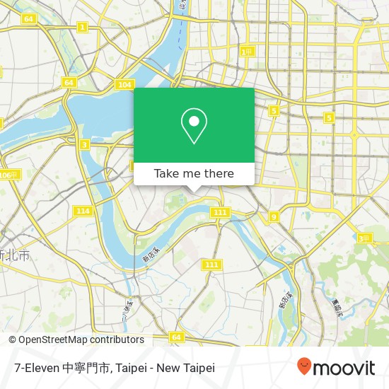 7-Eleven 中寧門市 map