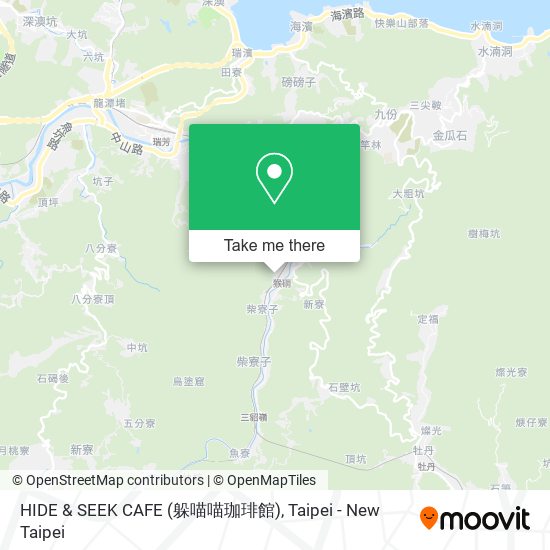 HIDE & SEEK CAFE (躲喵喵珈琲館) map