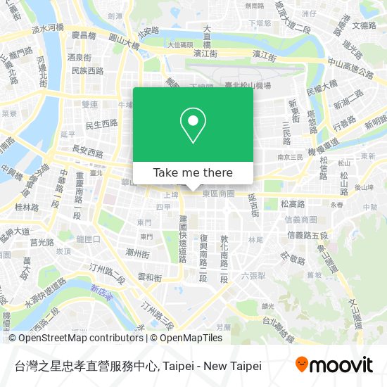 台灣之星忠孝直營服務中心 map