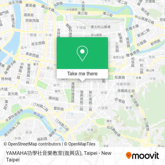 YAMAHA功學社音樂教室(復興店)地圖