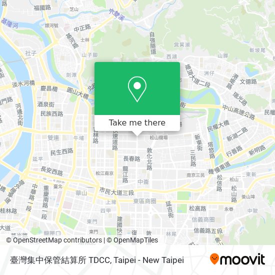 臺灣集中保管結算所 TDCC map