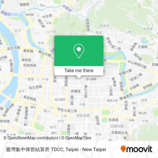 臺灣集中保管結算所 TDCC地圖
