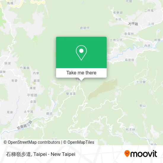 石梯嶺步道 map