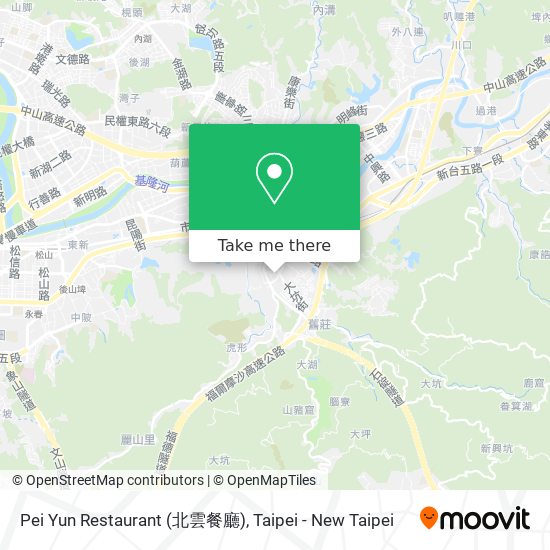 Pei Yun Restaurant (北雲餐廳) map