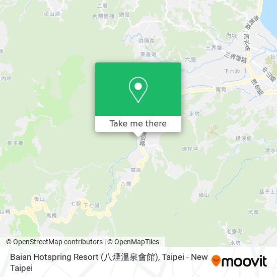Baian Hotspring Resort (八煙溫泉會館) map
