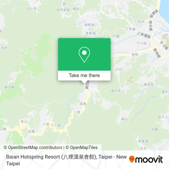 Baian Hotspring Resort (八煙溫泉會館) map