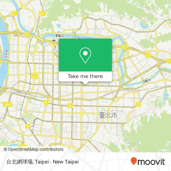 台北網球場 map