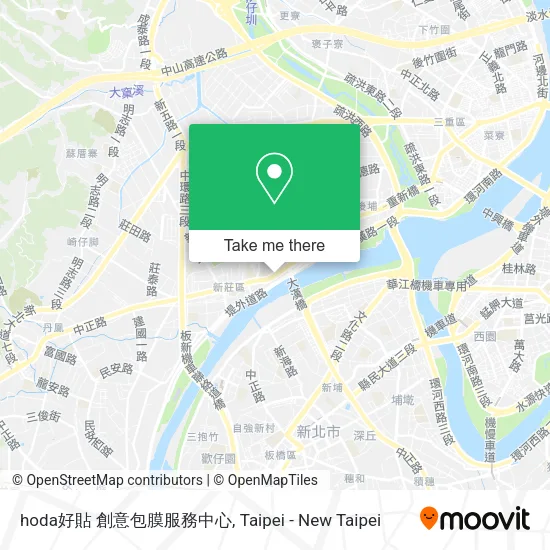 hoda好貼 創意包膜服務中心 map