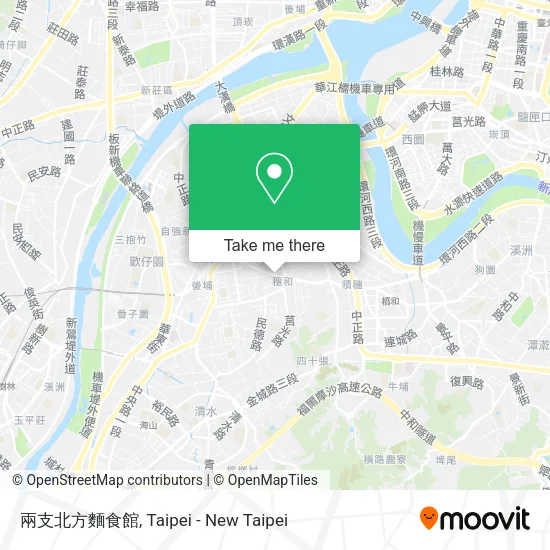 兩支北方麵食館地圖