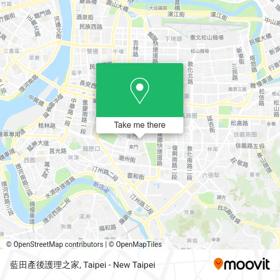 藍田產後護理之家地圖