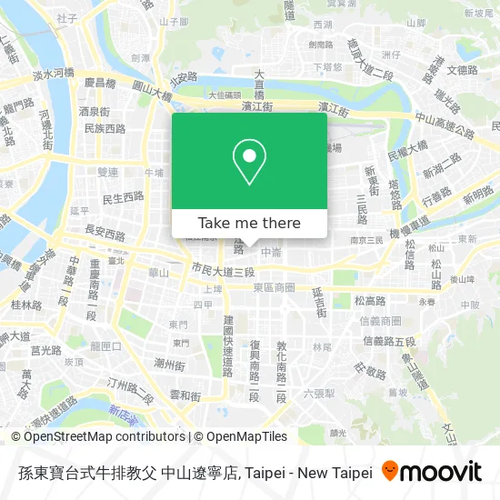 孫東寶台式牛排教父 中山遼寧店 map