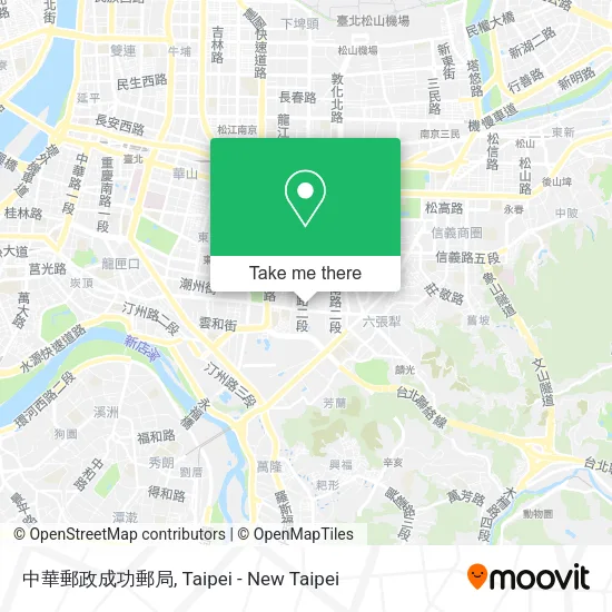 中華郵政成功郵局地圖