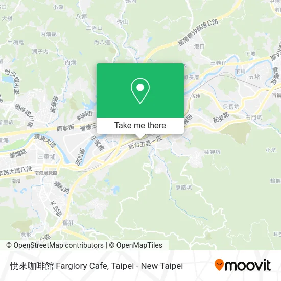 悅來咖啡館 Farglory Cafe地圖
