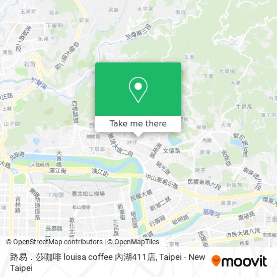 路易．莎咖啡 louisa coffee 內湖411店 map
