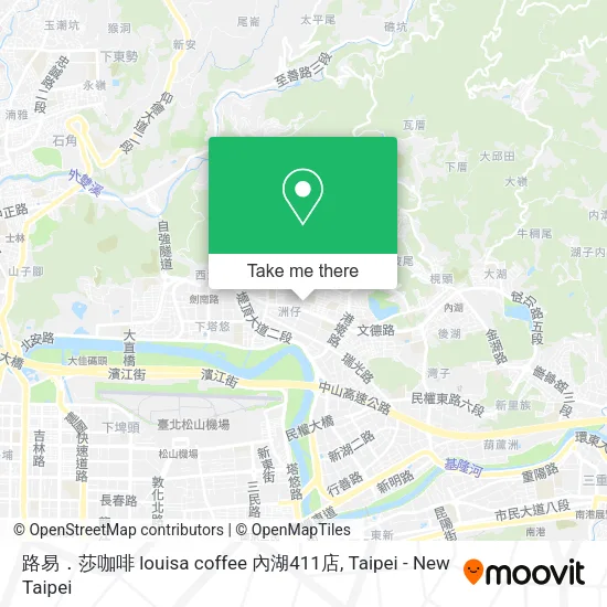 路易．莎咖啡 louisa coffee 內湖411店 map