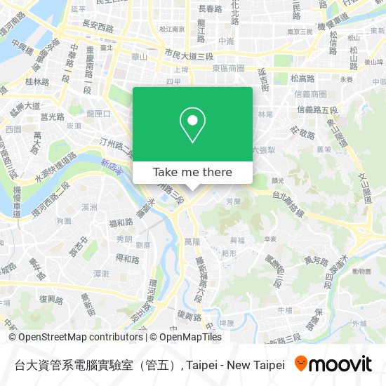 台大資管系電腦實驗室（管五） map