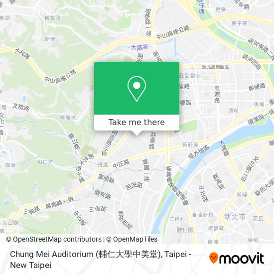 Chung Mei Auditorium (輔仁大學中美堂)地圖
